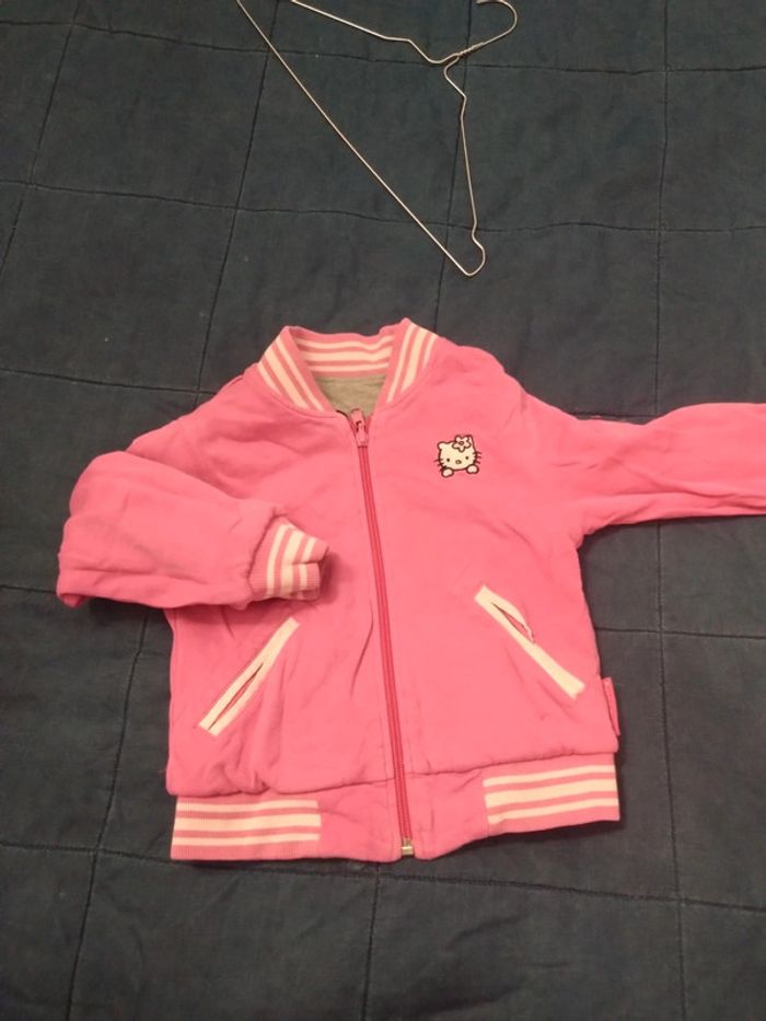Blouson Hello Kitty réversible t 4 5 ans - photo numéro 4