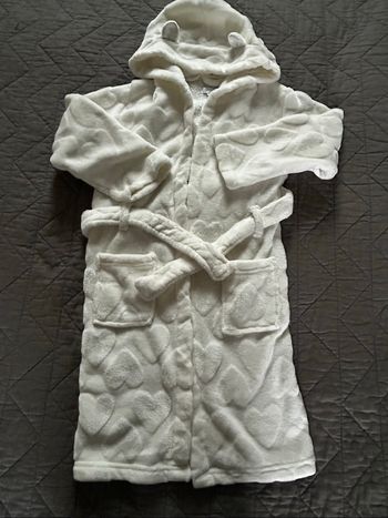 Robe de chambre a capuche enfant fille