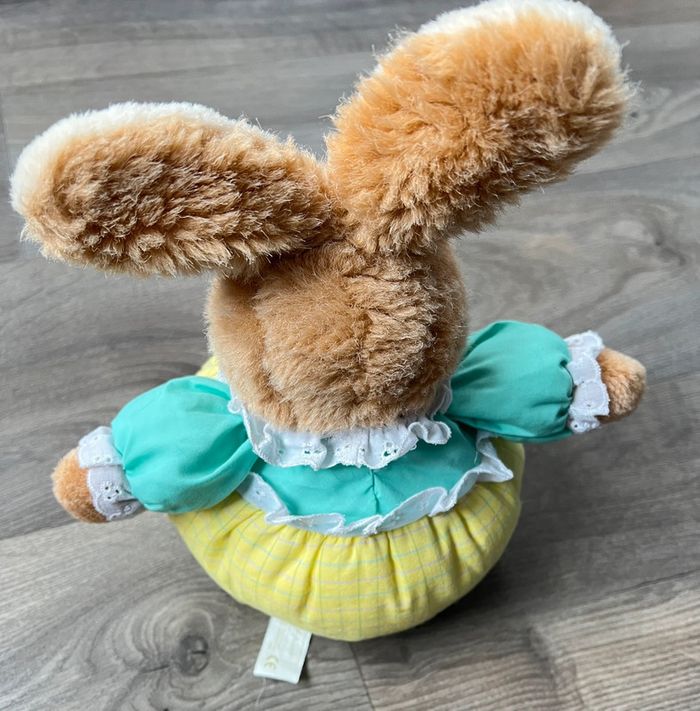 Lapin doudou vintage 30cm Anna Club - photo numéro 2