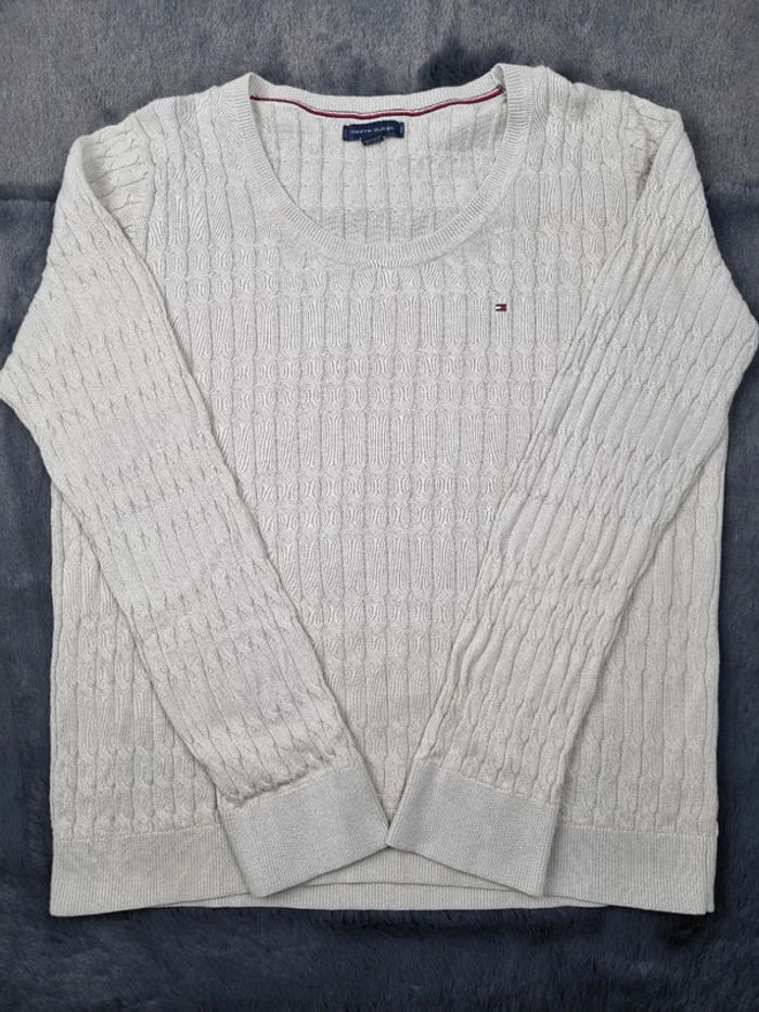 Sweat Tommy Hilfiger beige, M Femmes - photo numéro 3