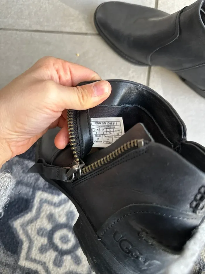 bottines ugg taille 36 cuir - photo numéro 8