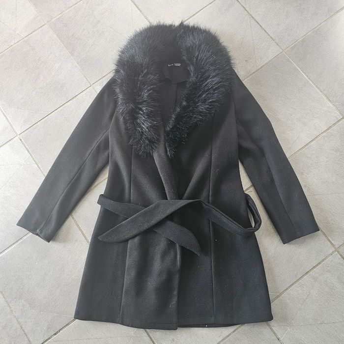 Manteau long fourrure taille L