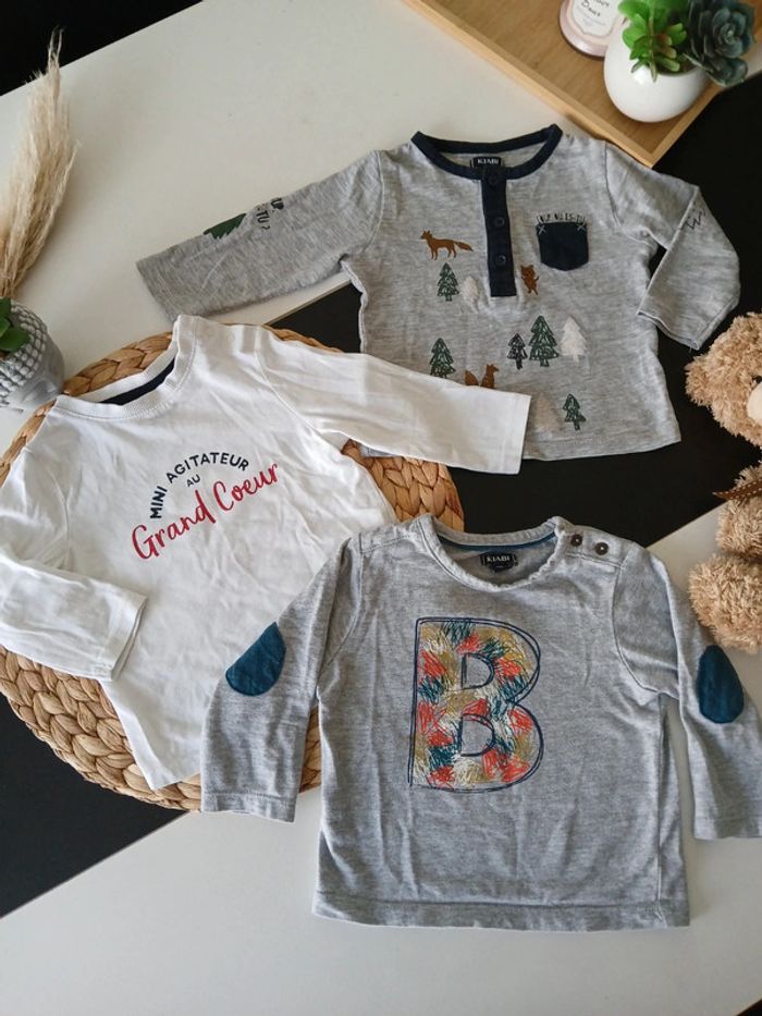 Lot haut ML bébé garçon Taille 6 mois🌿🦊