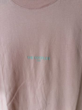 Vends t shirt homme the kooples couleur rose clair taille M
