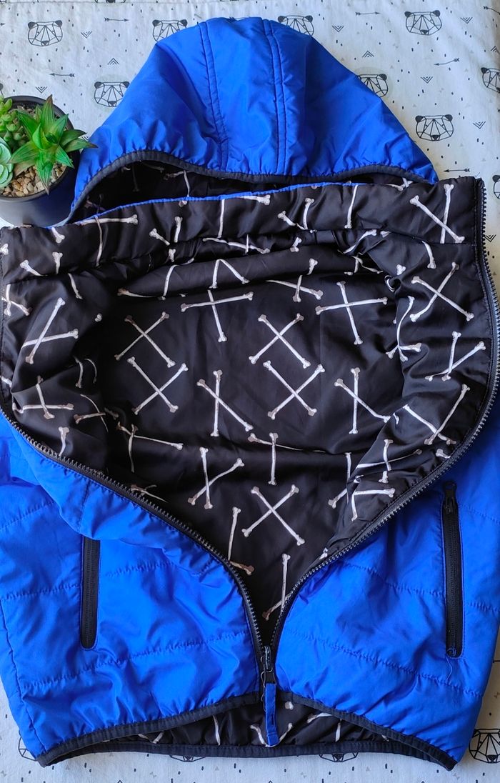 Blouson SM avec capuche taille 8 ans - photo numéro 2