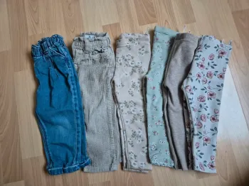 Lot de 6 pantalons 86-92 cm