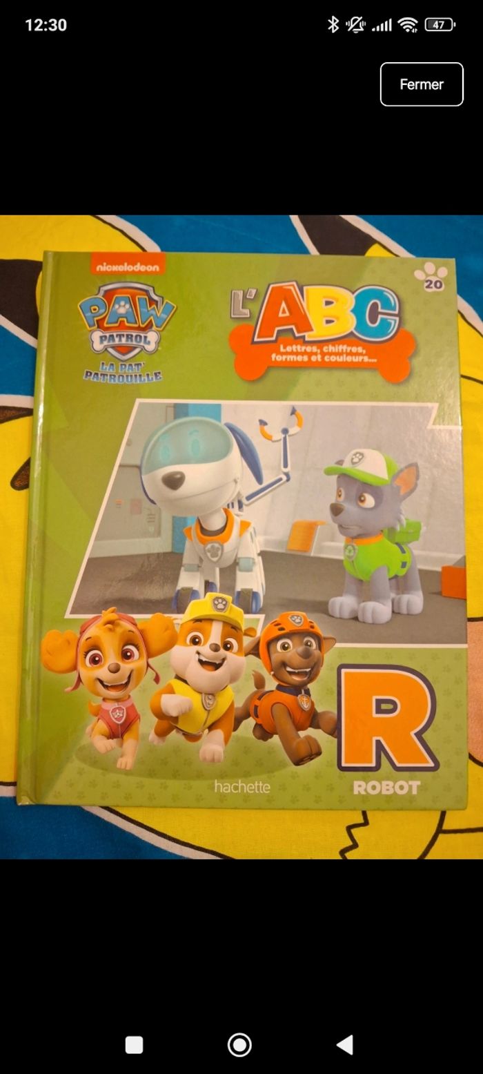 Pat patrouille lettre r