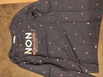 Tee shirt manches longues marine