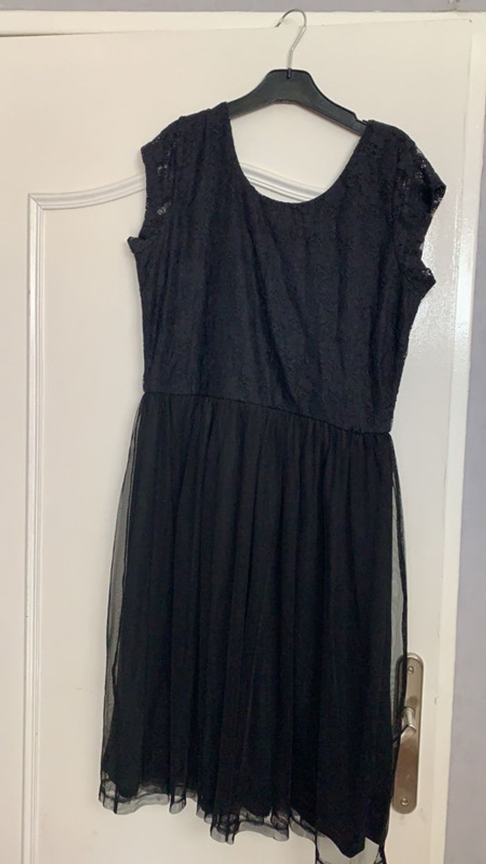 Robe noir de soirée taille L - photo numéro 2