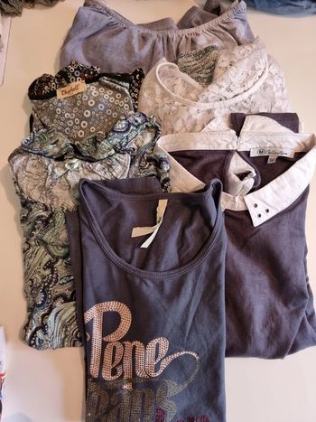 Lot 6 T-shirt manches longues