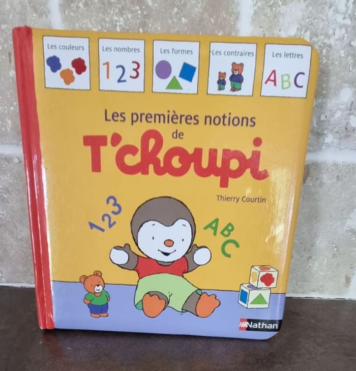 livre T'choupi les premières notions