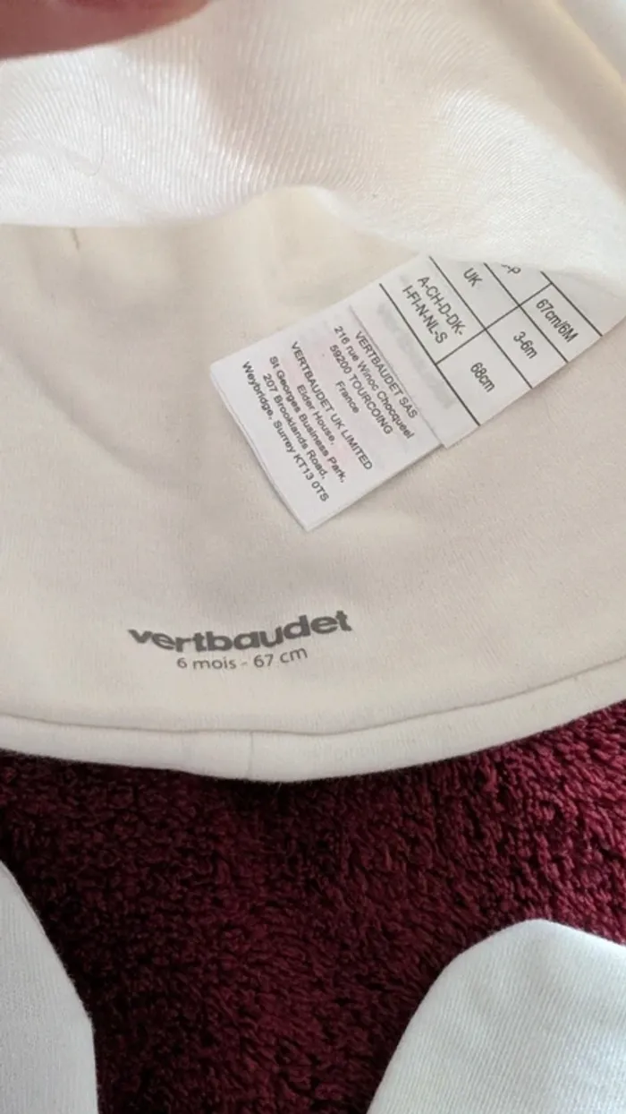Lot bonnet gant bébé - photo numéro 2
