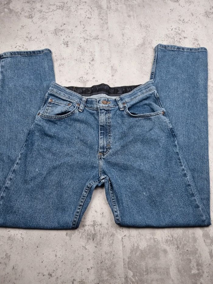 Jean Wrangler bleu Taille 30x32 (mesures en photos) - photo numéro 2