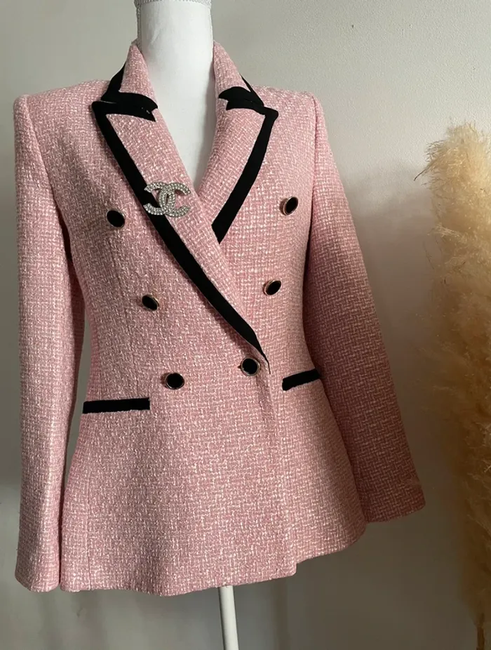 Veste blazer tailleur Zara tweed taille S