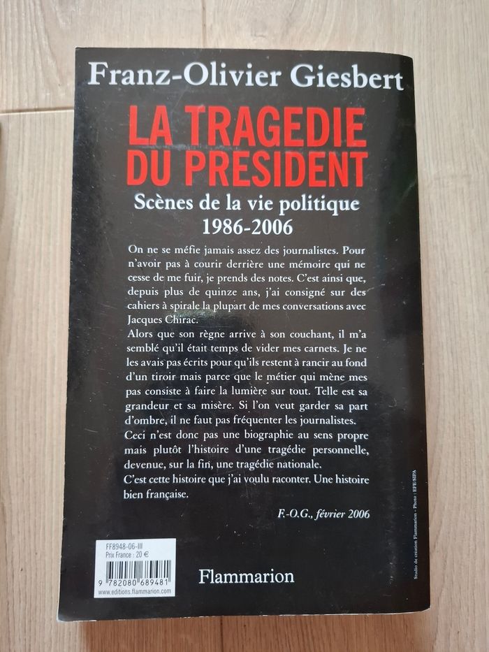 Lot de 2 récits sur Jacques Chirac en bon état - photo numéro 3