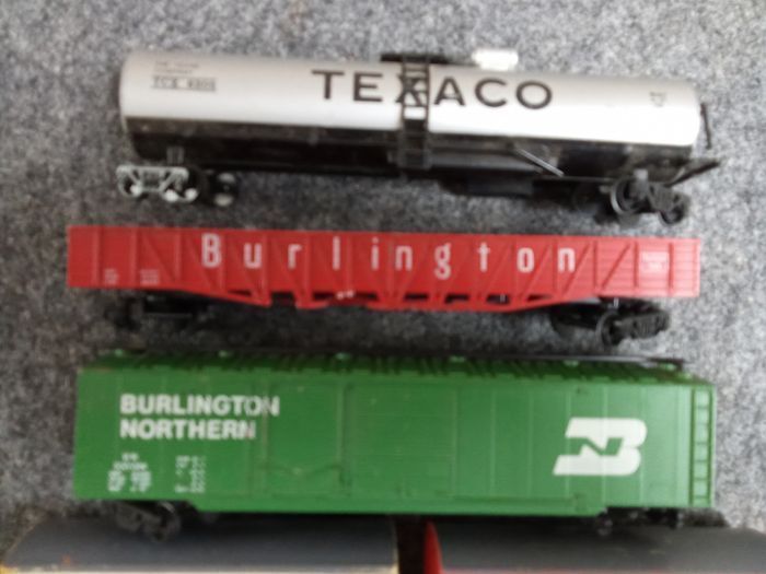 Lot de 7 wagons de marchandises pour train électrique fobbi - photo numéro 4