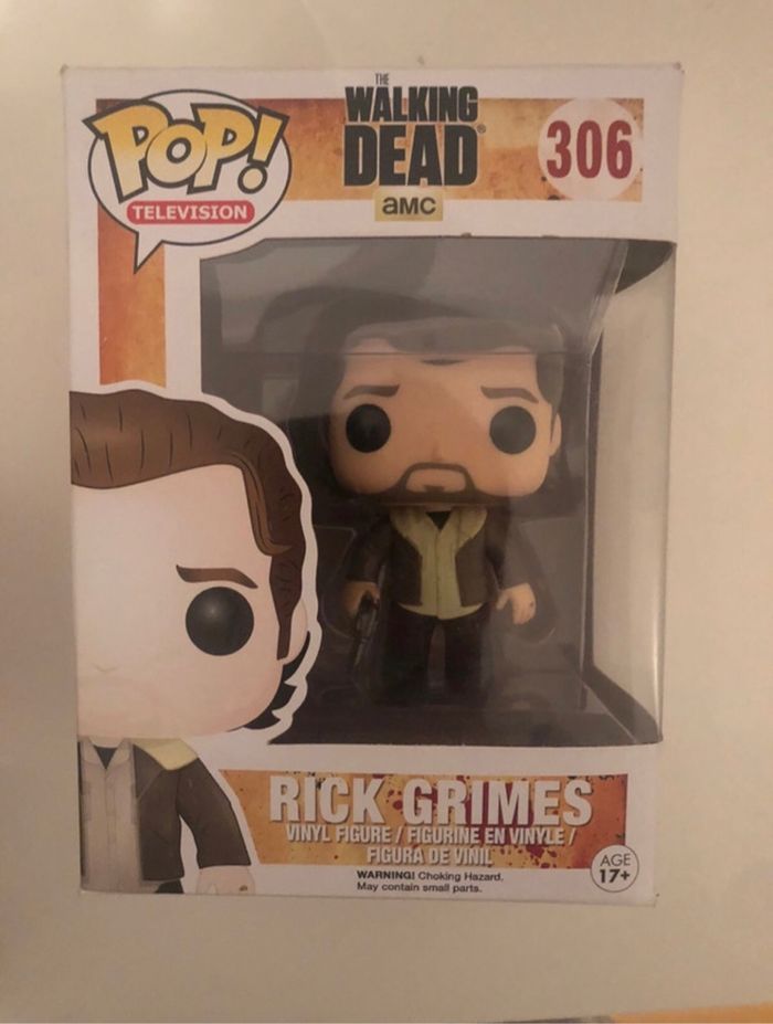 Funko pop walking dead Rick - photo numéro 2