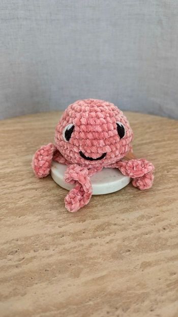 Poulpes au crochet - Fait main - laine chenille 