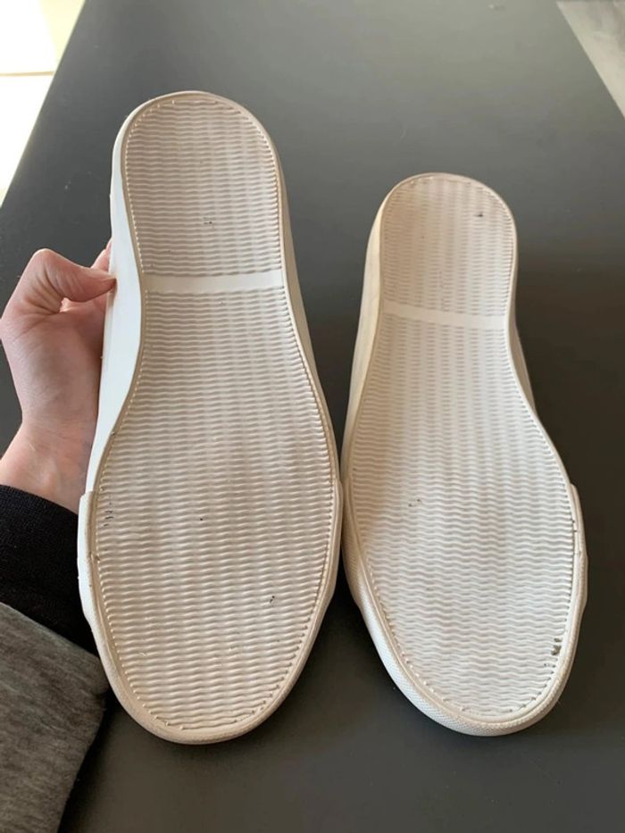 Chaussure blanche homme taille 41 - photo numéro 3