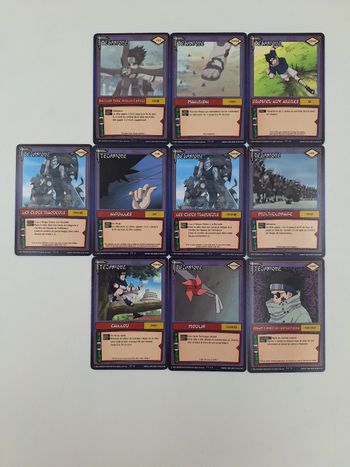 Lot 91 : 10 x Naruto FR Vintage 2002