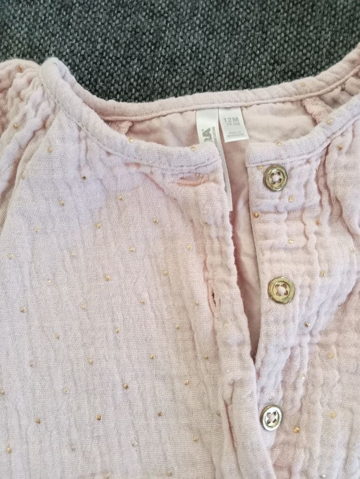 Robe rose à poids dorés - photo numéro 2