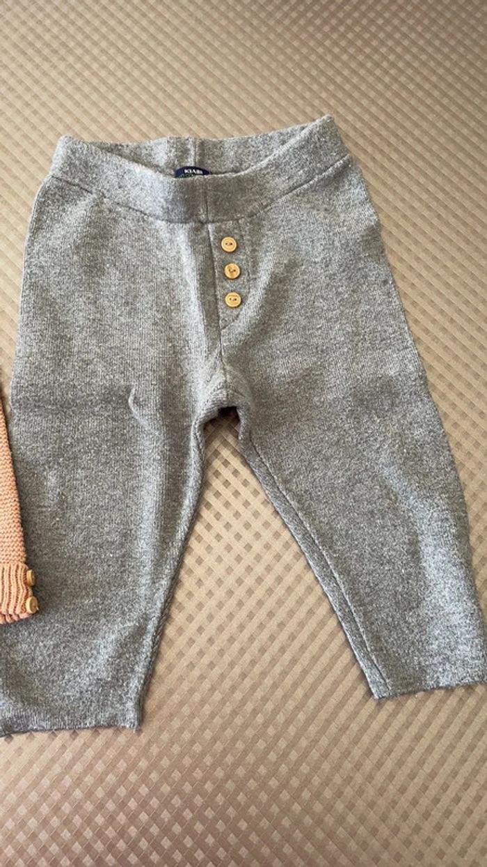 Lot de 2 pantalons 9 mois - photo numéro 3