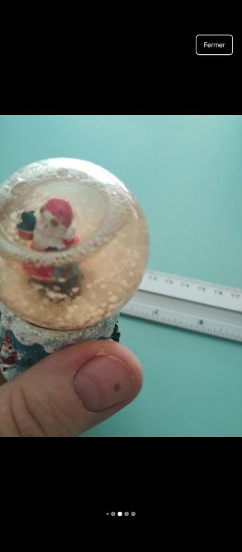 Boule a neige père Noël