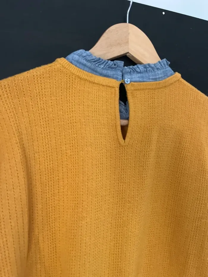 Pull effet chemise neuf Camaïeu - photo numéro 5