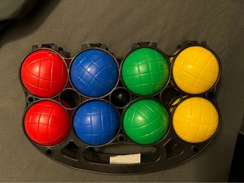 Pétanque ballen kindjes