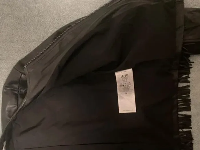 Veste Liu Jo Milano noire à franges - photo numéro 5