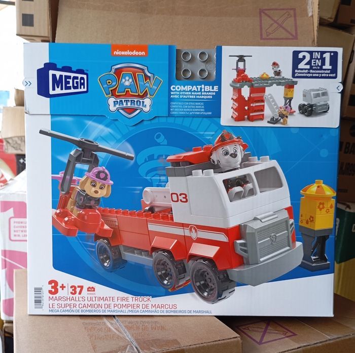 Méga camion pompiers  pat patrouille