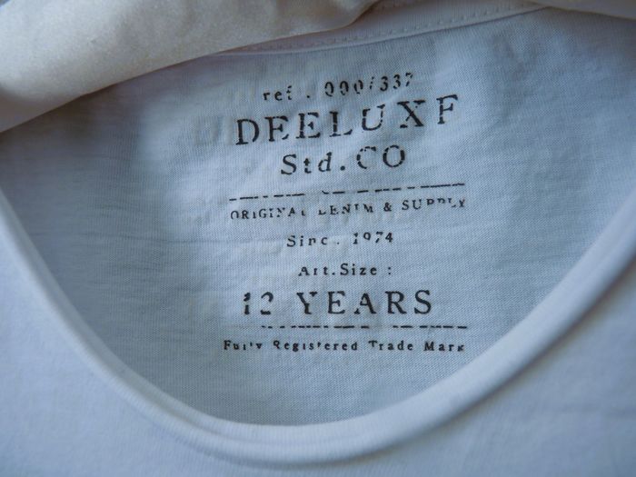 T-shirt garçon Deeluxe 12 ans TBE blanc sound festival groove - photo numéro 2