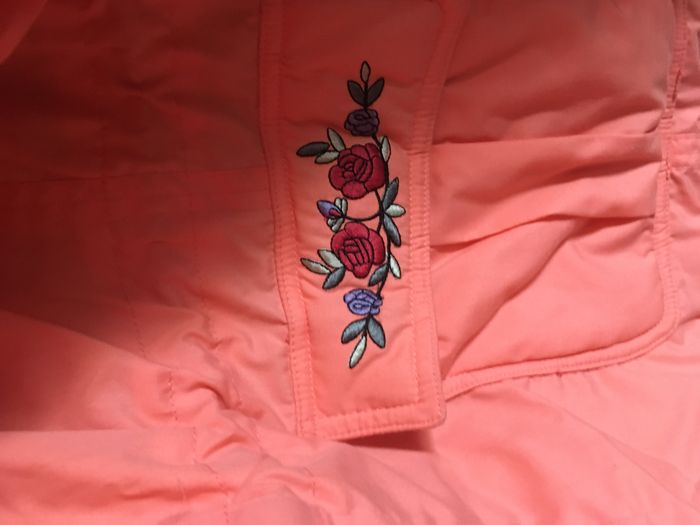 Parka couleur pêche taille 14ans - photo numéro 2