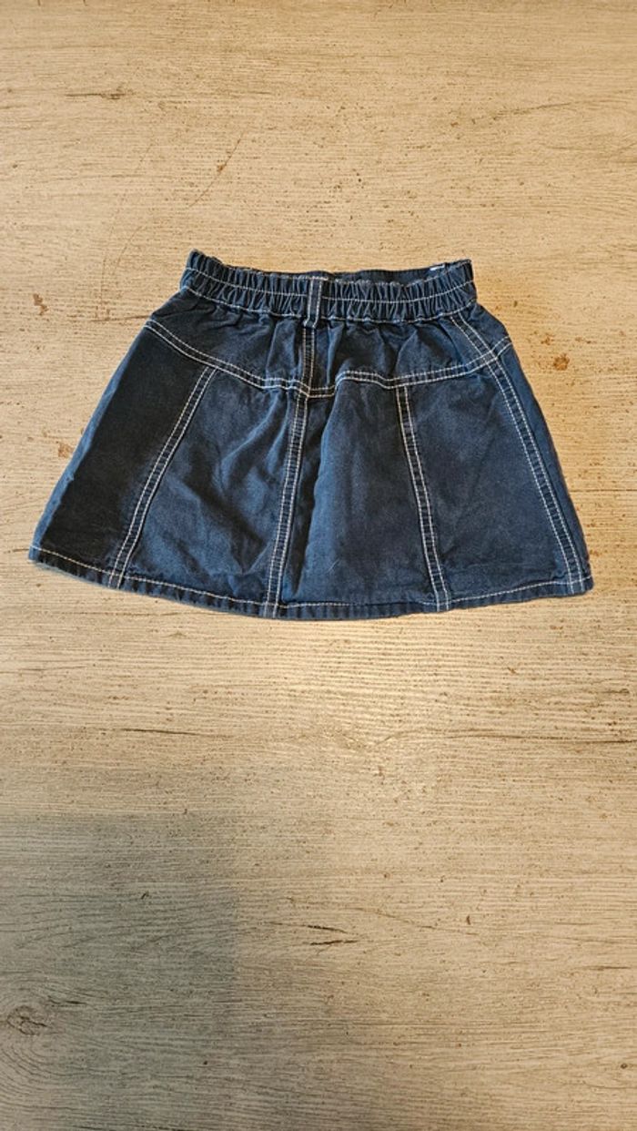 Jupe gris foncé bleuté, elastique à la taille, Mayoral, 3/4 ans, nickel - photo numéro 5
