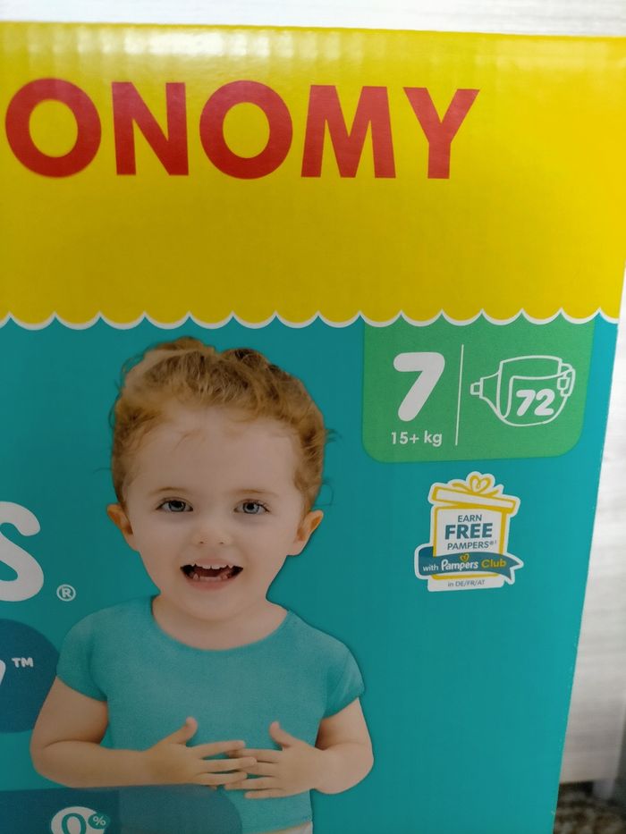 Couches Pampers baby dry taille 7 - photo numéro 2