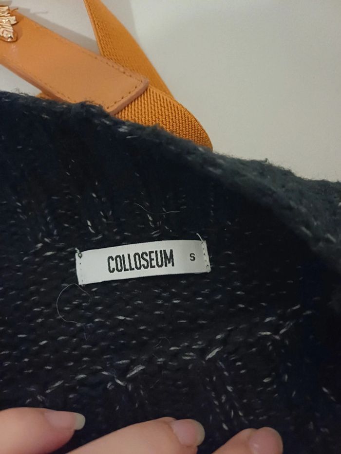 Pull noir chaud avec boutons Colloseum taille S 36 - photo numéro 10