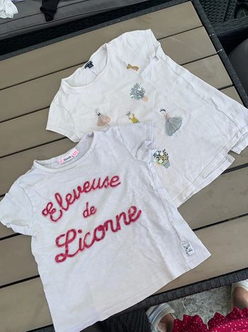 Lot t-shirt fille 👧
