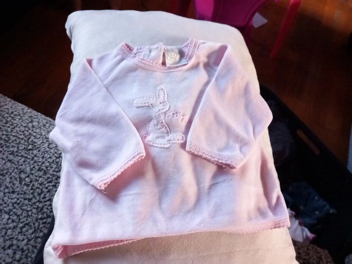 Pyjama lapin taille 62cm babies - photo numéro 1