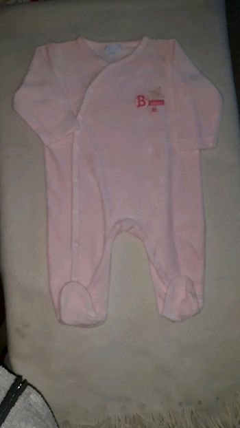 Pyjama rose 3-6 mois tex baby neuf