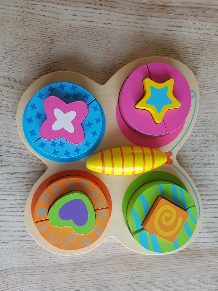 Puzzle bois papillon