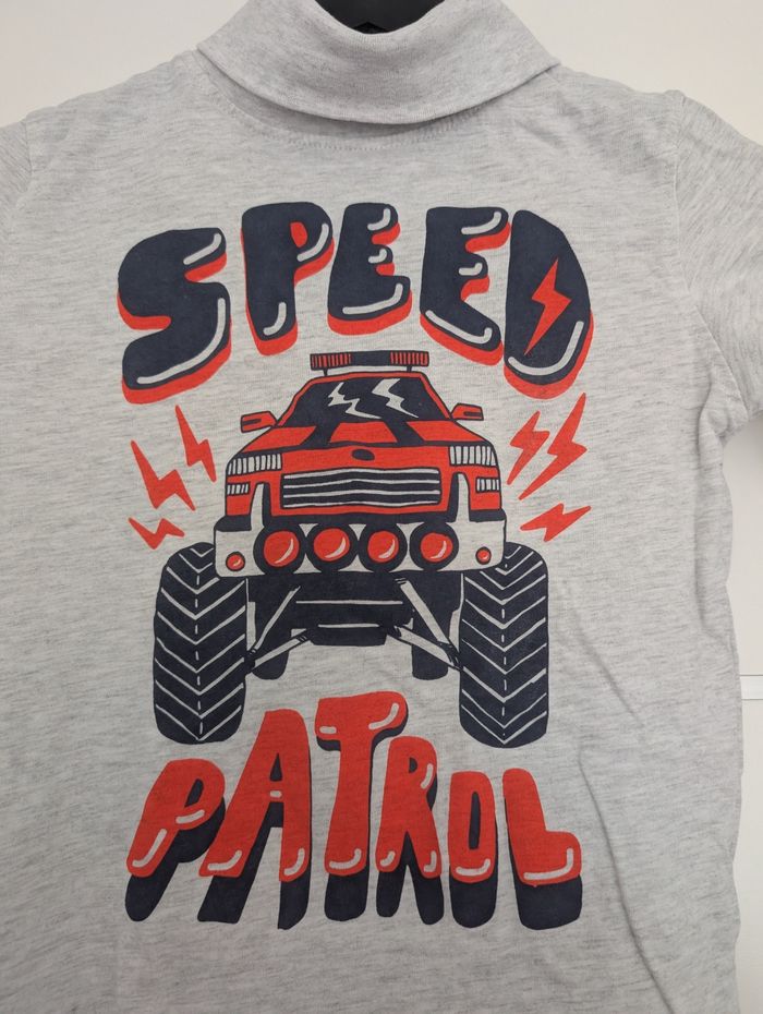 Sous-pull col Roulé "Monster Truck" Inextenso 8 Ans - photo numéro 3