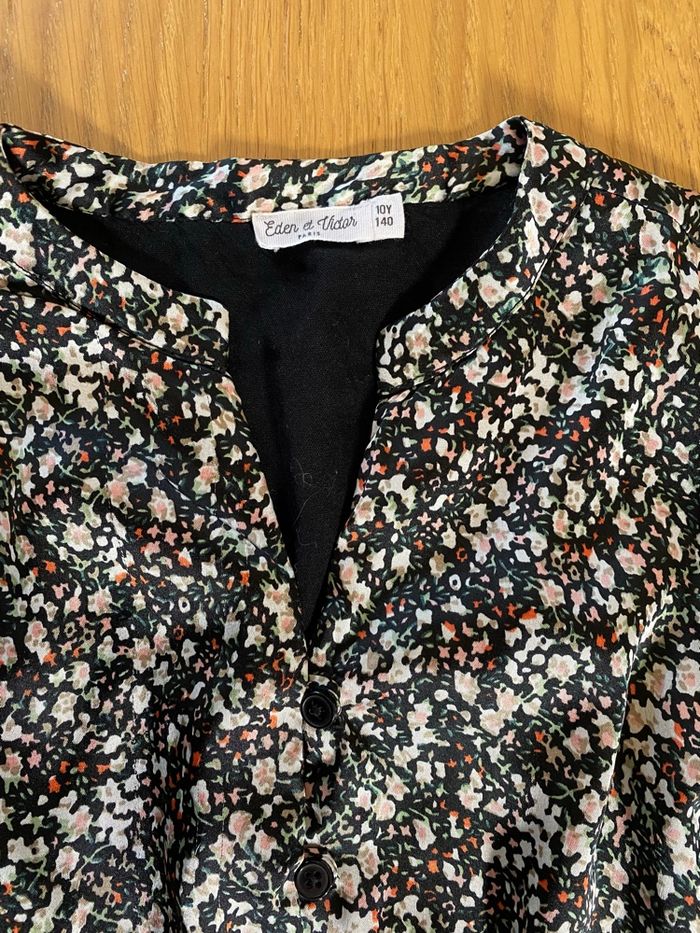 Eden et Victor Robe doublée fleurie Taille 10 ans - photo numéro 4