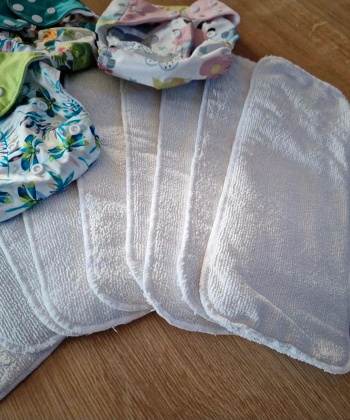 Lot de 3 couches lavables et 9 changes - photo numéro 7