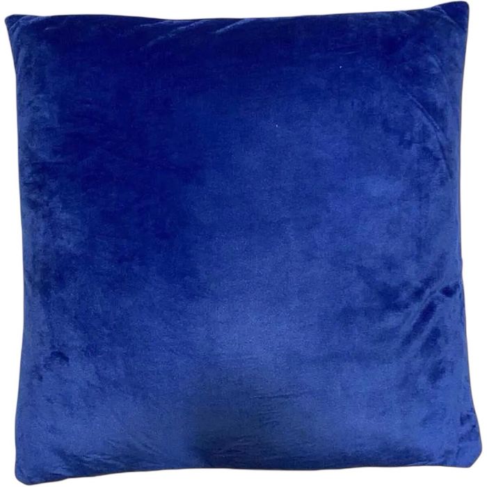 Coussin stitch bleu en velours - photo numéro 2