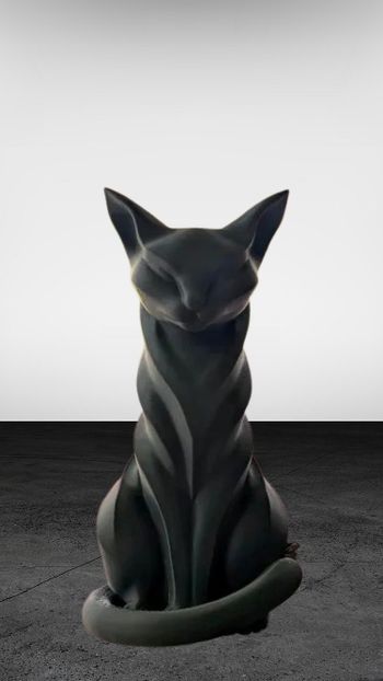 Chaton décoration salon 