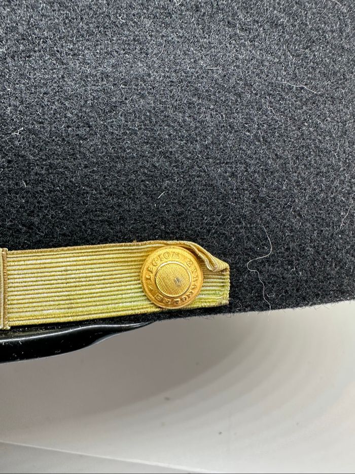 Képi Militaire Légion Étrangère Adjudant Avec Fourreaux D’épaule / Militaria - photo numéro 5