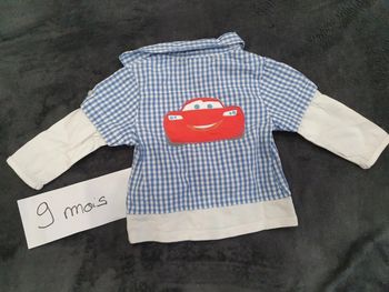 Chemise cars 9 mois