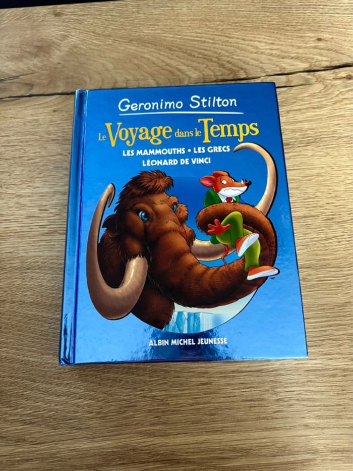 Livre Geronimo Stilton Hors Collection : Le voyage dans le temps / Idéal pour Enfants
