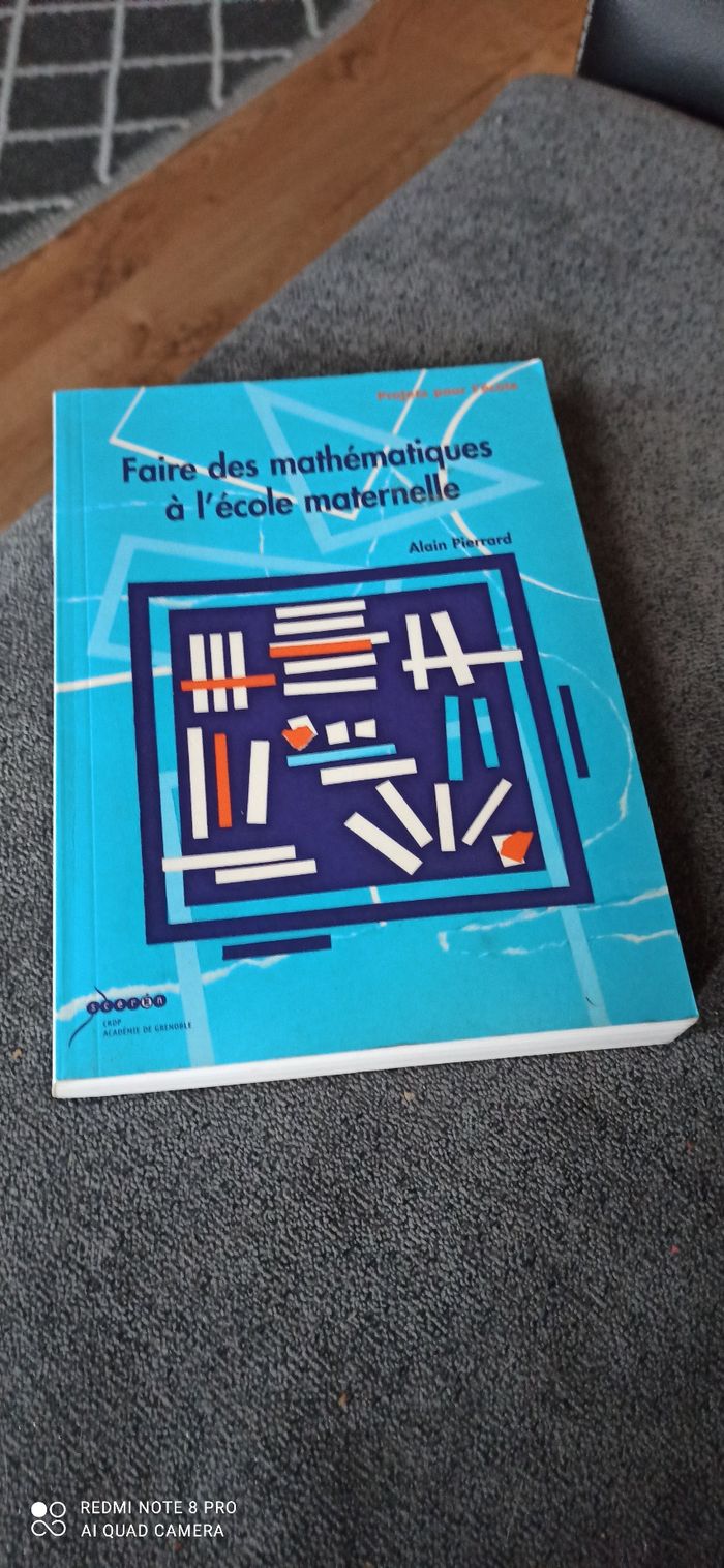 Livre faire des maths à l école maternelle