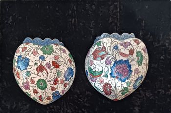 Paire de bouquetière Turquie